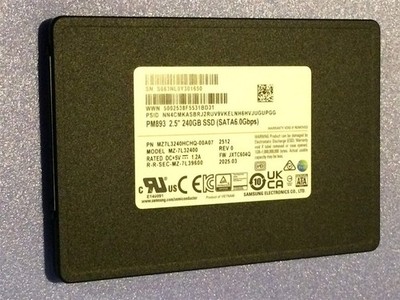 NEW-OEM-Samsung-PM893 240GB 2.5'' SATA/SSD- 6Gb/s V6 Enterprise DATA