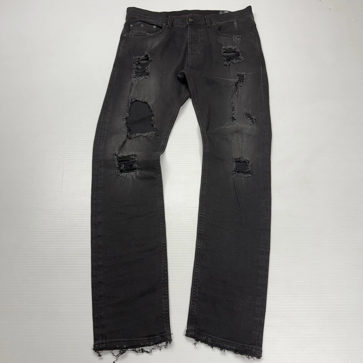 DIESEL TEPPHAR,slim carrot. W29 ~L30 色黒 Diesel Tepphar Black Jeans for Men for sale | eBay