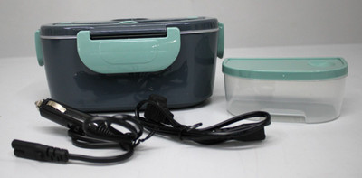 Elektrische Lunchbox 4 in 1 12V/24V/220V~240V, 1.5L 60W Lunch Box - Edelstahl