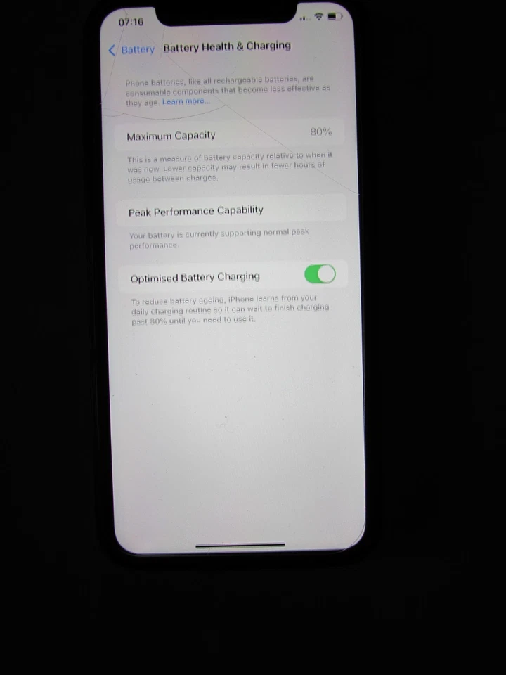 Genuine Apple iPhone X - 64GB - Black  -Spares or Repair (Read Description) - Image 2 of 4
