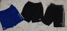 Boys Lot of 3 Under Armour , adidas Athletic Shorts Youth Size Large 14-16