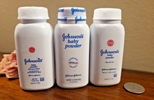 3 Vintage Johnsons Baby Powder With TALC 1.5 oz Ea SEALED TRAVEL SIZE Mildness