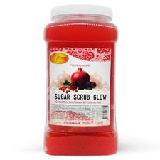Spa Redi Sugar Body Scrub Glow Pomegranate 128 oz