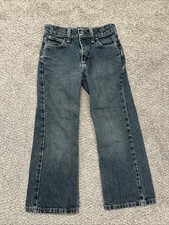 Wrangler Kids Blue Bootcut Jeans Size 6 Like New (Never Worn) Adjustable Waist