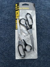 Minnetonka 8" Black Stainless Steel Scissors 2 Pack