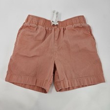 J. Crew size 4T Boys' Drawstring Twill Dock Short Ginger Peach 000051