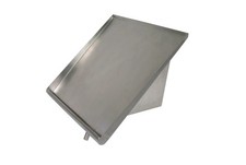 BK Resources BK-SSH-21 Commercial Stainless Slanted Rack Shelf 21" x 22"
