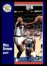 1991-92 Fleer #71 Mitch Richmond Golden State Warriors