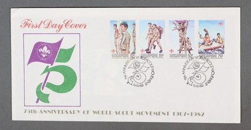 MayfairStamps Singapore FDC 1982 Boy Scouts Anniversary Combo First Day Cover aa