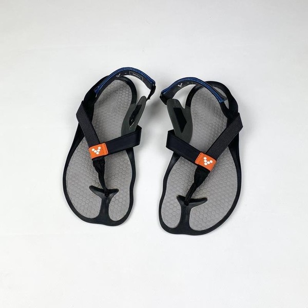 Men Vivobarefoot Sandals Grey Textile 42