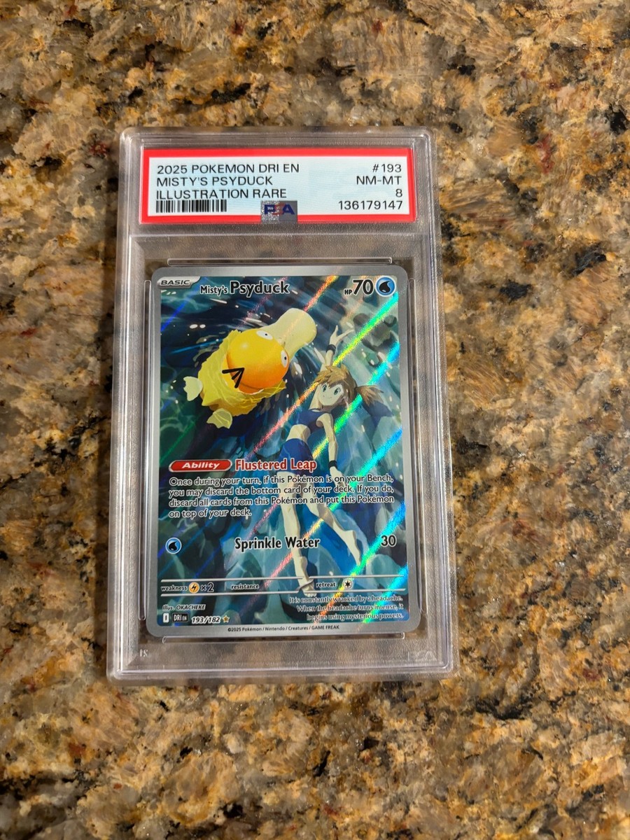 Misty's Psyduck 193/182 Sv10: Destined Rivals Holo for sale online