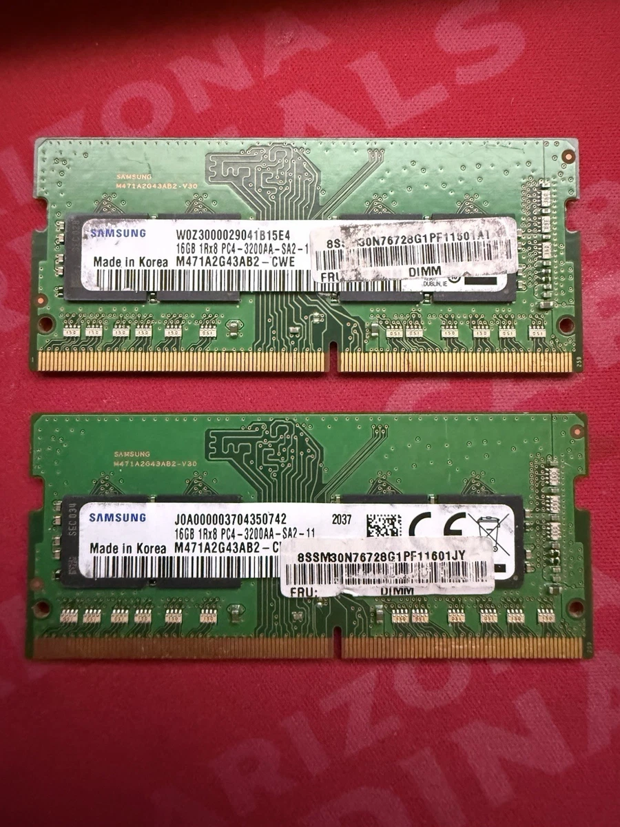 Samsung DDR4 SDRAM 16 GB Capacity per Module Memory (RAM) Just