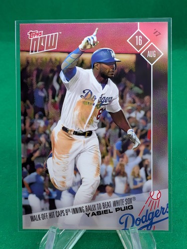 2017 Topps Now 490 Yasiel Puig