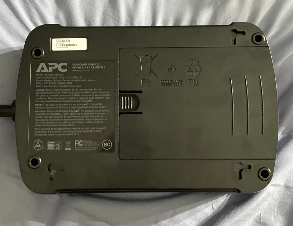 APC BE650G1 650VA 390W Back-UPS with 8-Outlet - Image 4 of 4
