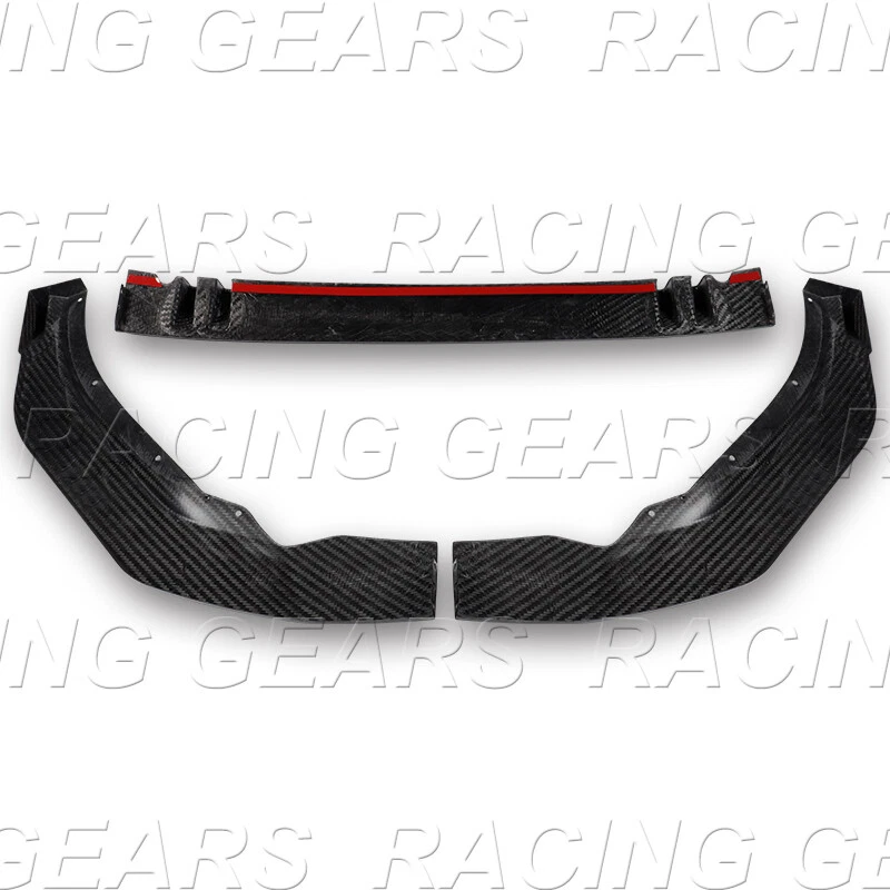 碳纤维前部防撞器唇部身体套件 SPOILER 适合 20-22 奥迪 A5 S5 SPORTBACK — 第 4/4 张图片