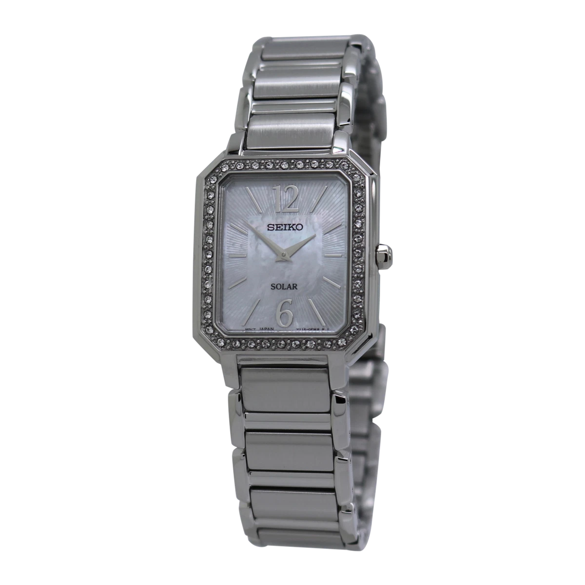 Seiko solar mother of pearl watch clearance