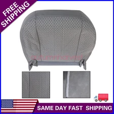 Fits 03-14 Chevy Express 1500 2500 GMC Savana Driver Lower Cloth Seat Cover Gray