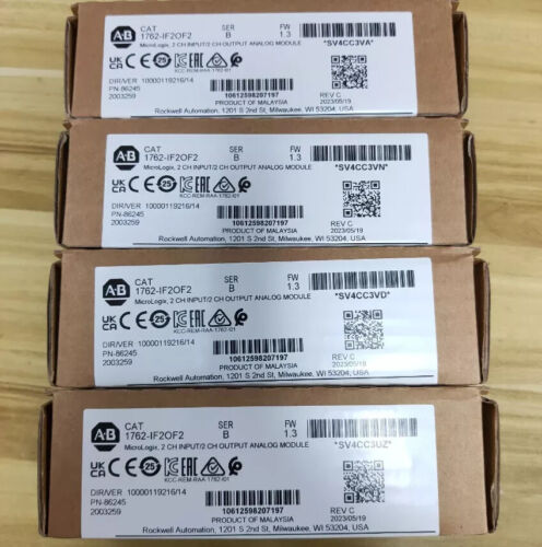New Factory Sealed Allen-Bradley 1762-IF2OF2 1200 I/O Module AB 1762IF2OF2 - Picture 2 of 6