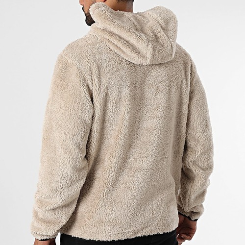 CHAMPION UOMO PILE ORSETTO CAPPUCCIO art. 220445 ES057 BEIGE - Picture 4 of 4