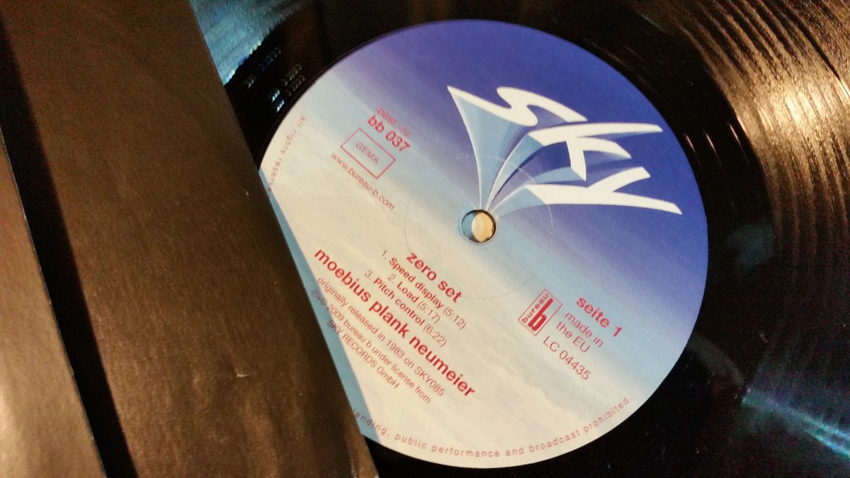 MOEBIUS-PLANK-NEUMEIER ZERO SET LP '83 2009 re bureau b