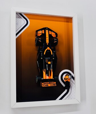 Display Rahmen für LEGO  Speed Champions McLaren F1 Team MCL38 Formel 1 Wand