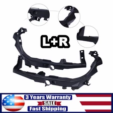 For BMW 328i 335d 335i 4 Door 2009-2012 LH+RH Headlight Support Brackets Pair