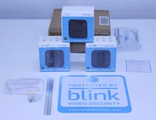New Blink XT Security Cameras Battery Powered Set Lot Bundle Sync Module Sign NY