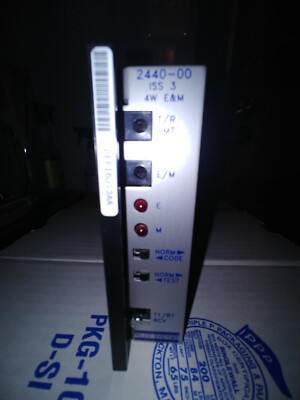 TELCO SYSTEMS 2440-00 Card ISS 3 4W E&M