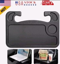 Car Steering Wheel Tray Desk Two Sided For Laptop Drink Food Work Table Holder