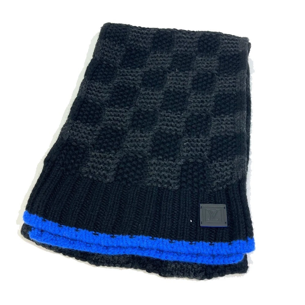 Louis Vuitton Beanie & Scarf Set In Blue