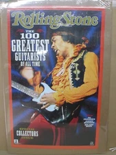 The 100 greatest guitarist of all times Rolling stone poster Hendrix 2004 19998
