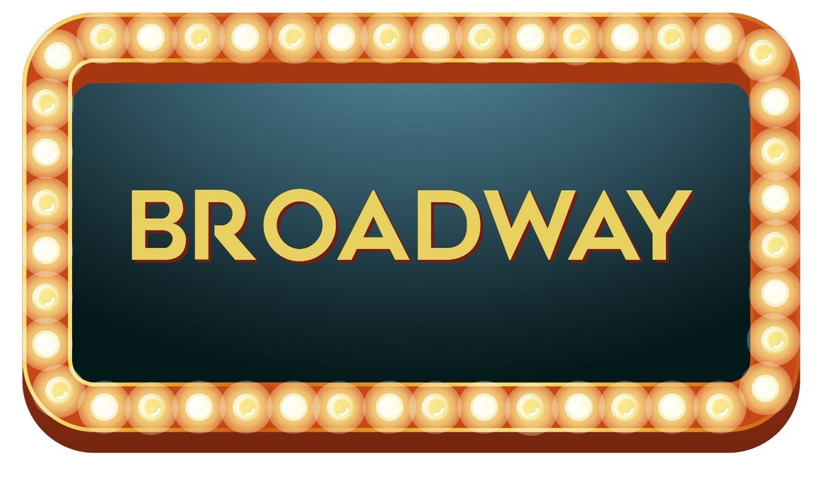Vinyl Adhesive Home Art Theatre BROADWAY Sign Board Led Lights