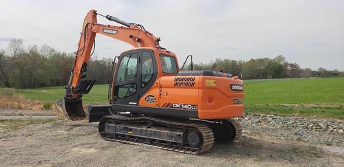 Doosan DX140 LC Digger Excavator sticker / decal kit with safety stickers Exact - Picture 2 of 2