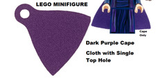 LEGO Minifigure Cape Dark Purple Wizard Cloth Cloak Agatha Harkness Marvel