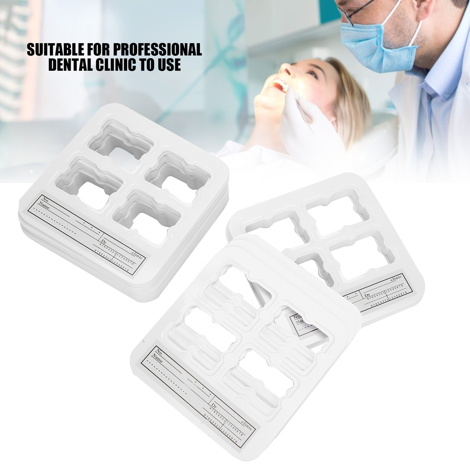 100Pc Box 4 Hole Dental XRay Film Clip Film Holder Film Mount XRay