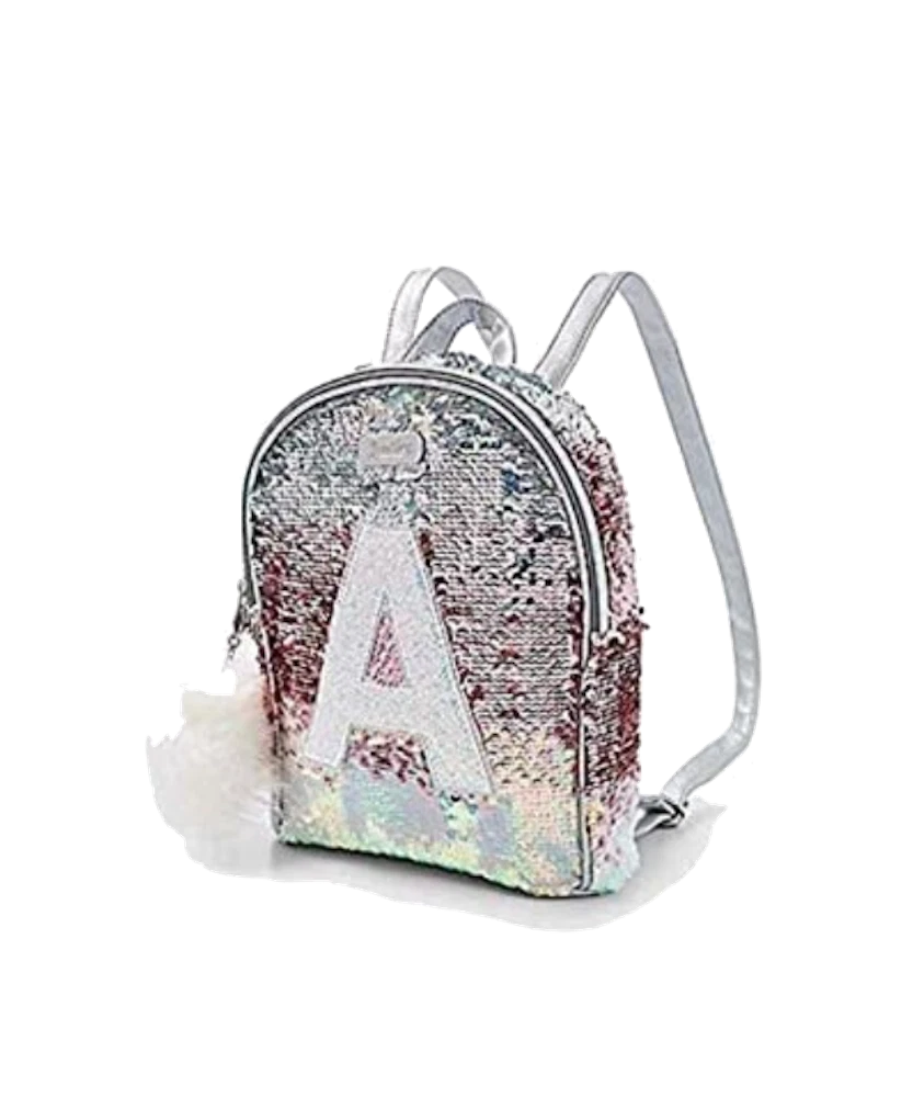 Justice Initial Ombre Flip Sequin Mini Backpack | eBay