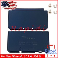 For New Nintendo 3DS XL LL Blue w/screws A E Cover Shell Housing Front Back Case