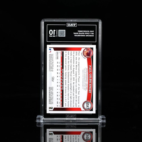 2011 Topps Update Diamond Anniversary #US47 Paul Goldschmidt RC TAG 10 (TAG 973) - Picture 2 of 4