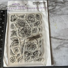 Clear rubber stamps SSC018 Floral Garden - Stampendous Vintage 2003