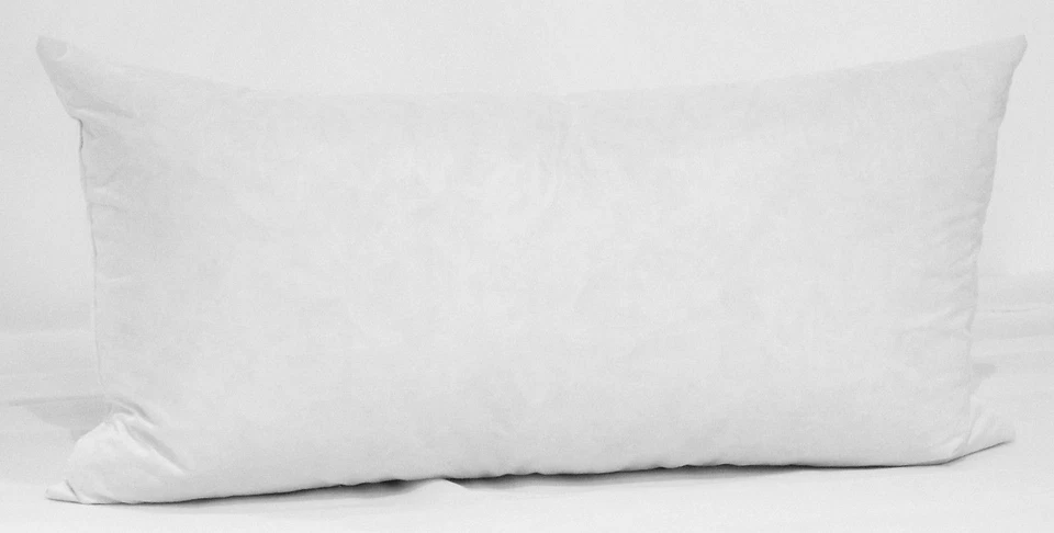 Duck Feather Extra Filled Bolster Pillow - 6 ft (19" x 72") WITH A PILLOWCASE