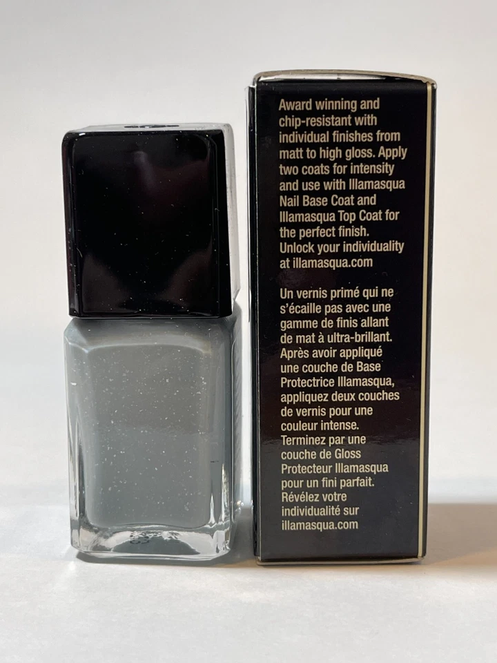 Esmalte de uñas Illamasqua Raindrops laca gris con manchas nuevo Foto 2 de 4