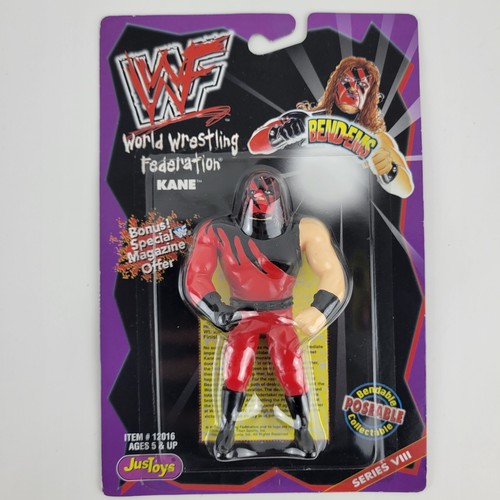 KANE - WWE WWF JUST TOYS Series 8 1998 Bend ems 5