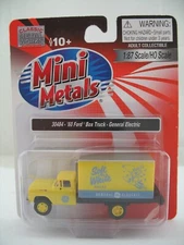 Mini Metals HO Model 30484: 1960 Ford Box Truck, General Electric, MOC