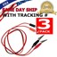Frentaly 6-Pack Double Ended Alligator Clip Test Leads - Electric Connector Wires