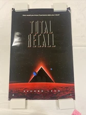 1989 TOTAL RECALL DS ORIGINAL ROLLED UNUSED 27x40 ONE SHEET ADVANCE MOVIE POSTER