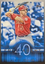 2015 Topps Free Agent 40 Albert Pujols #F40-1 Los Angeles Angels