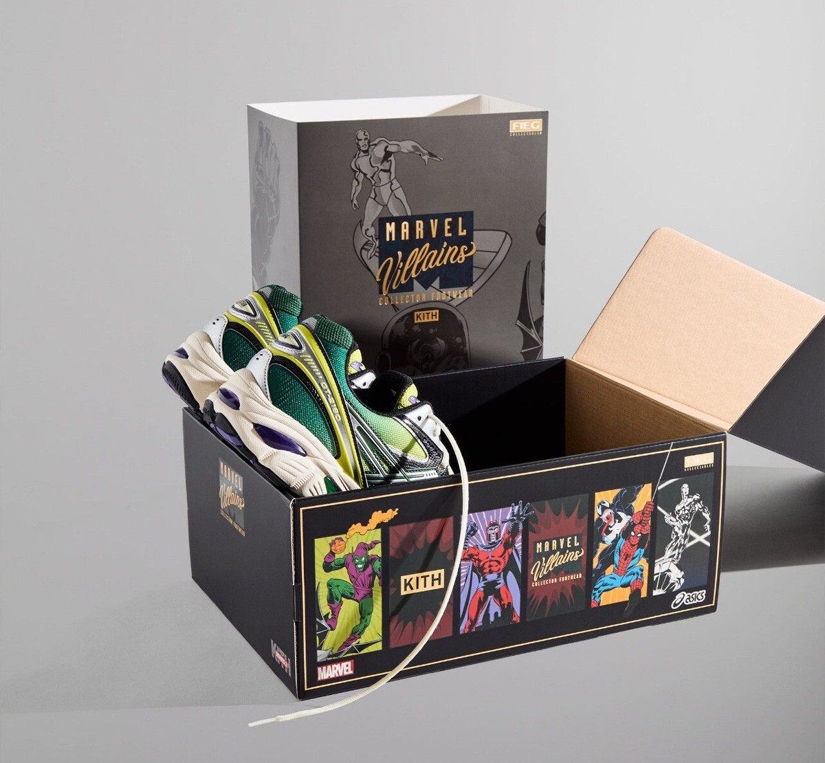KITH x ASICS GT-2160 Marvel Green Goblin Sealed (Comic