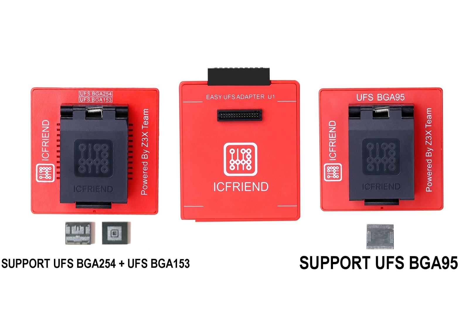 ICFriend 3-in-1 UFS Chip Reader For Z3X Easy JTAG Plus Box - Picture 2 of 6