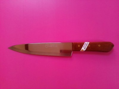 NO.488 QUALITY KNIFE THAI KIWI BRAND WOOD HANDLE KITCHEN TOOL