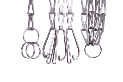 Outdoor Sporting Cooking Camp Bonfire Party Hanging Pan Pot Titanium Chain Hook
